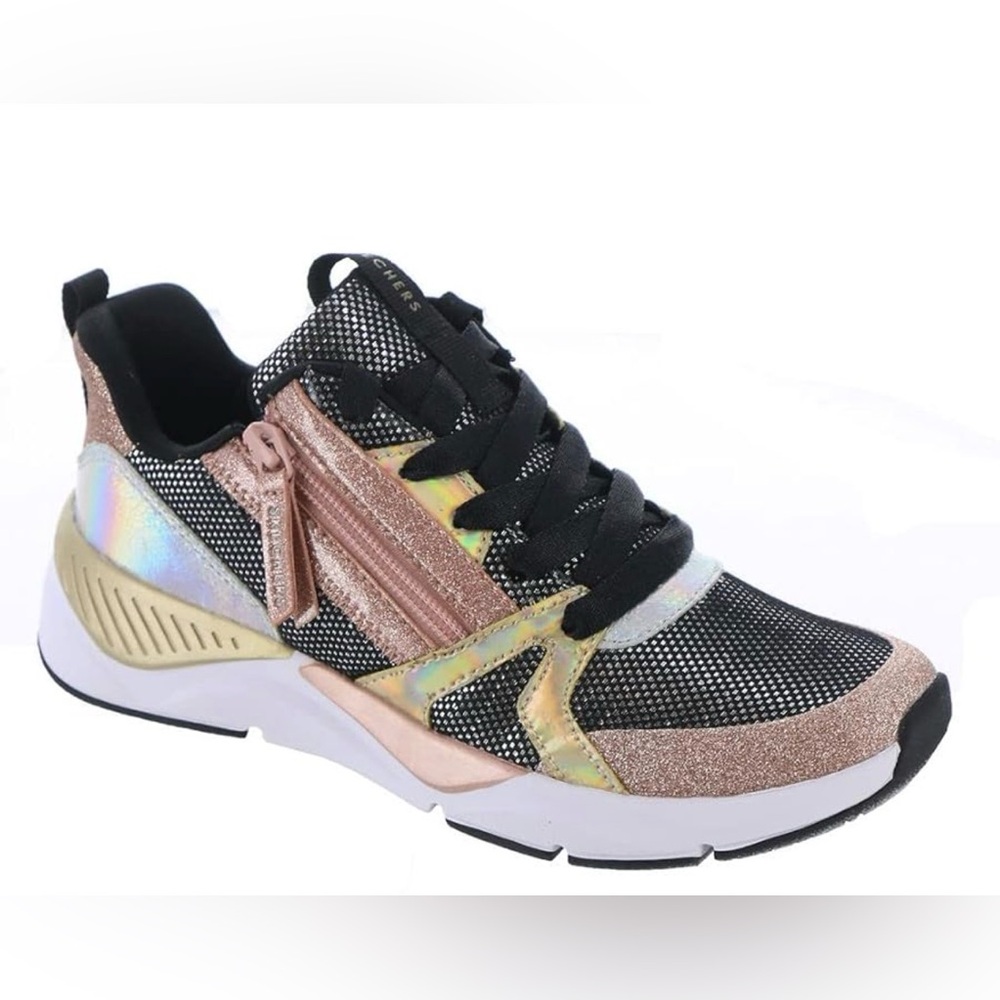 SKECHERS‎ STREET SHINE STATUS 2.0 --SIZE 6 YOUTH-- WOMENS SIZE 8